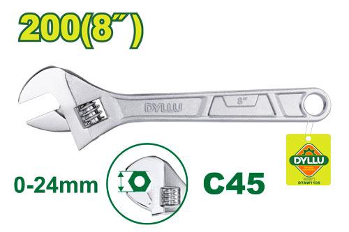 DYLLU DTAW1108 Adjustable Wrench (8")