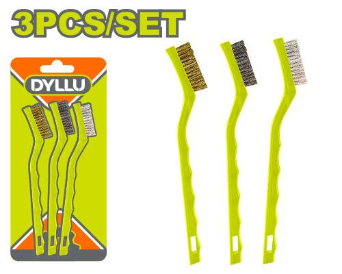DYLLU DTBH3607 3pcs Abrasive Brush Set