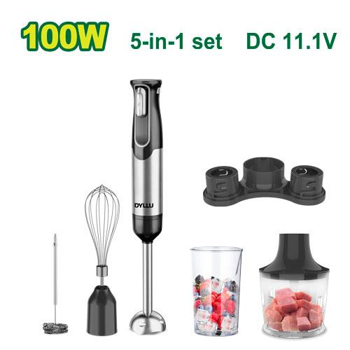 DYLLU DHBK1001 Cordless hand blender 100W 5 in 1 set