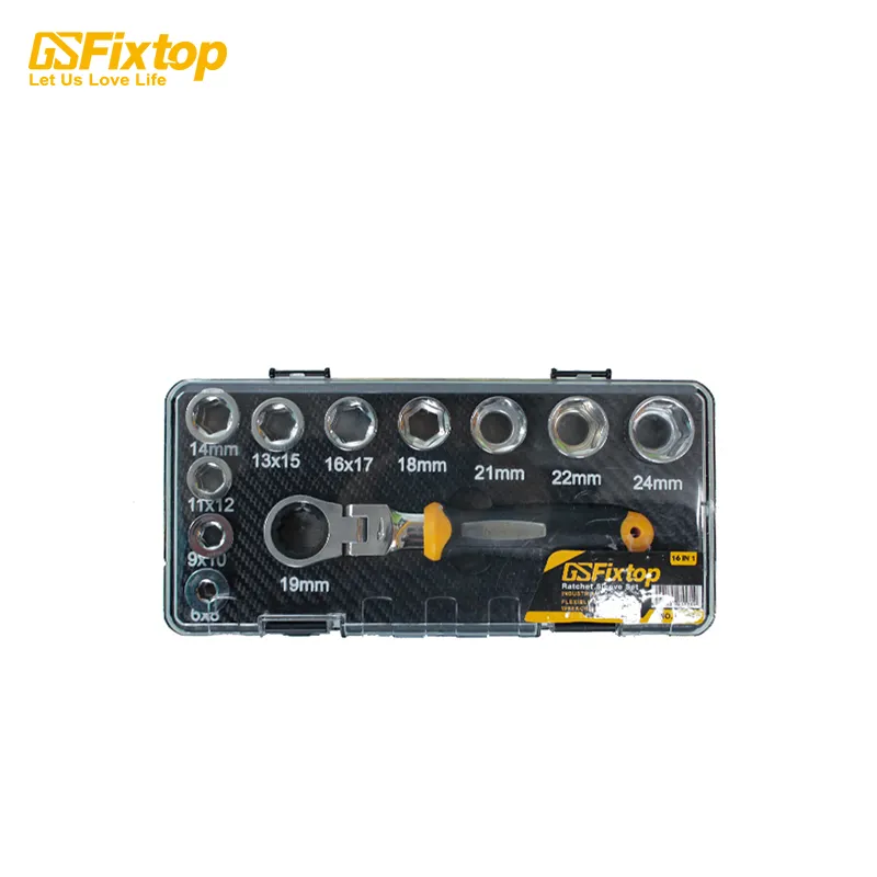 Fixtop - 12832 Ratchet Wrench 16pcs turn