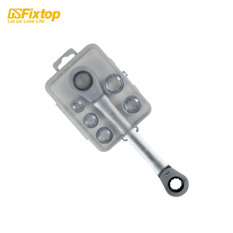 Fixtop 12833 Ratchet Wrench 6pcs unidirectional