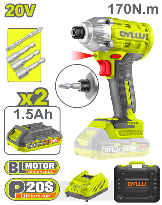 DYLLU DTCD2512 Cordless impact driver 170Nm