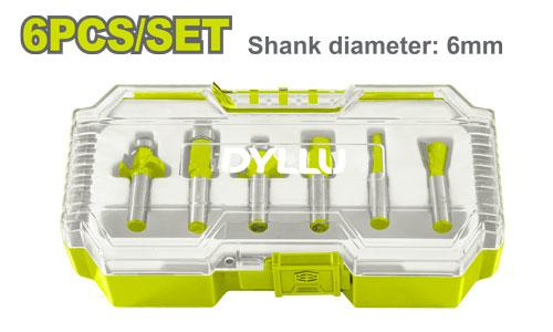 DYLLU DTRKSR0106 6 Pcs router bits set