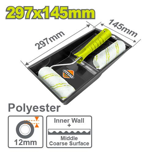 DYLLU DTCB3H34 Cylinder brush 4 in 1 set 297X145mm