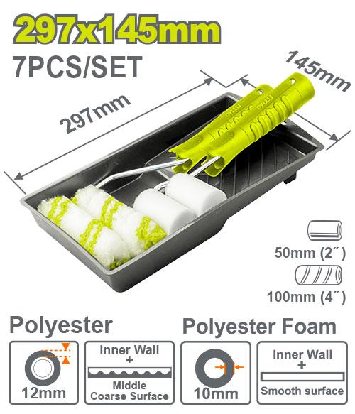 DYLLU DTCB3H71 7-in-1 Cylinder brush set 297X145mm
