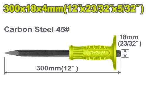 DYLLU DTCC1304 Concrete chisel 300X18X4mm