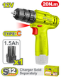 DYLLU DTCDS510 Cordless drill 12V 20N.m