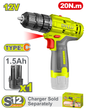 DYLLU DTCDS520 Cordless drill 12V 20N.m