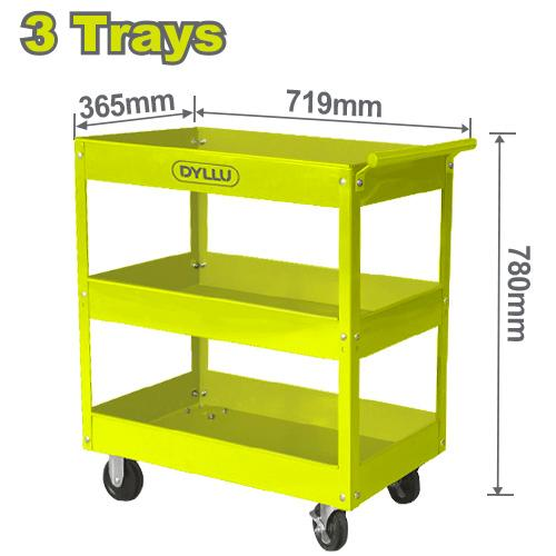 DYLLU DTCS1A13 Tool cart 3 Trays
