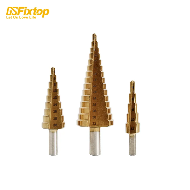 Fixtop 55551 Drill Bit Titanium plating straight groove