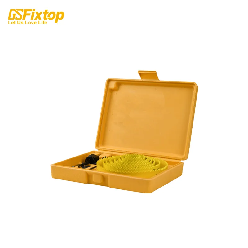 Fixtop 12200 Hole Saw 8pcs high carbon steel