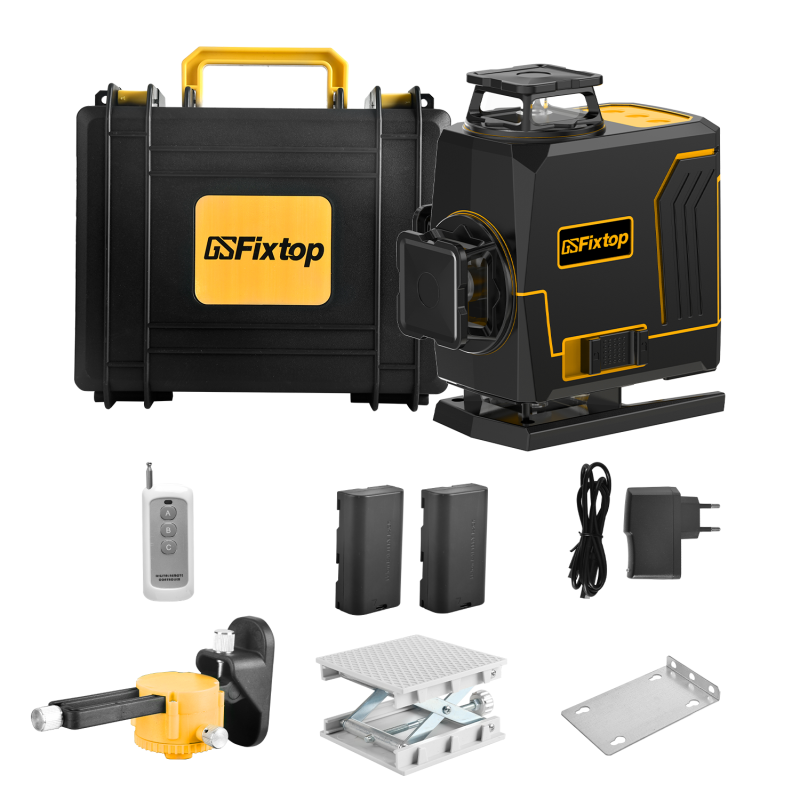 Fixtop 11927 16-line green light laser level 4D 16 lines